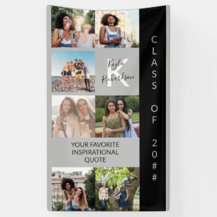 Monogramm und Abschluss für benutzerdefinierte An Banner