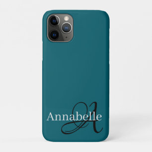 Monogramm und Name Case-Mate iPhone Hülle