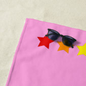 Monogramm und Name der aktuellen LGBT-Gay Pride Strandtuch (Beispiel)