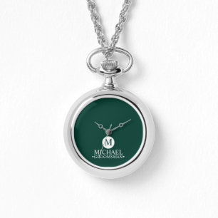 Monogramm und Name der klassischen Personalisierte Armbanduhr