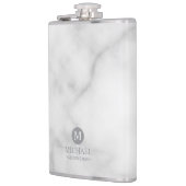 Monogramm und Name der klassischen Personalisierte Flachmann (Links)