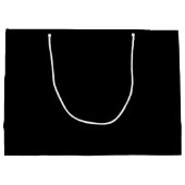 Monogramm und Name der klassischen Personalisierte Große Geschenktüte (Rückseite)