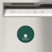 Monogramm und Name der klassischen Personalisierte Magnet (In Situ (Geschirrspüler))