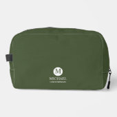 Monogramm und Name der klassischen Personalisierte Waschbeutel (Vorderseite)
