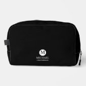 Monogramm und Name der klassischen Personalisierte Waschbeutel (Vorderseite)