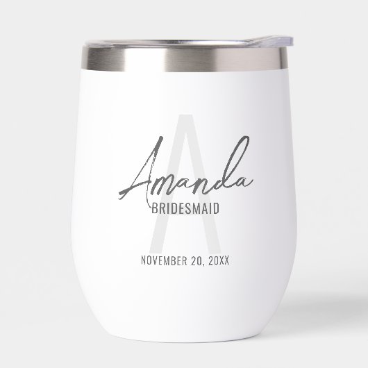 Monogramm und Name der modernen Personalisierten B (Links)