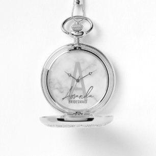 Monogramm und Name der modernen Personalisierten B Armbanduhr