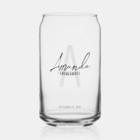 Monogramm und Name der modernen Personalisierten B
