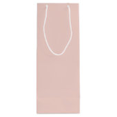 Monogramm und Name der modernen Personalisierten B Geschenktüte Für Weinflaschen (Rückseite)