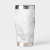 Monogramm und Name der modernen Personalisierten B Thermobecher (Vorderseite)
