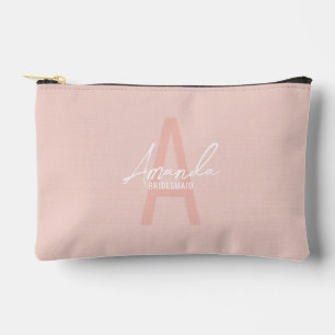 Monogramm und Name der modernen Personalisierten B Zubehörtasche