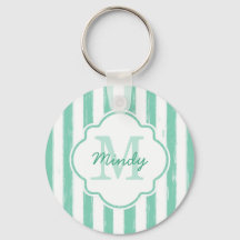 Monogramm und Name der niedlichen, grün gestrichen