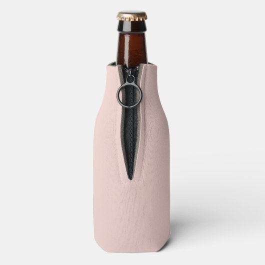 Monogramm und Name der personalisierten Bridesmaid Flaschenkühler (Flasche Rückseite)