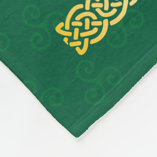 Monogramm und Name des keltischen Kreuzes und des Fleecedecke (Ecke)