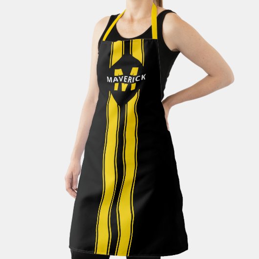 Monogramm und Name des männlichen Koch Schürze (InSitu)