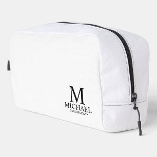 Monogramm und Name des Personalisierten Trauzeugen Waschbeutel