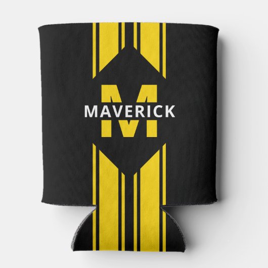 Monogramm und Name Dosenkühler (Rückseite)