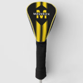 Monogramm und Name Golf Headcover (Vorderseite)