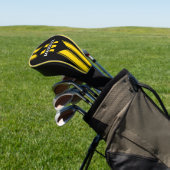 Monogramm und Name Golf Headcover (In SItu)