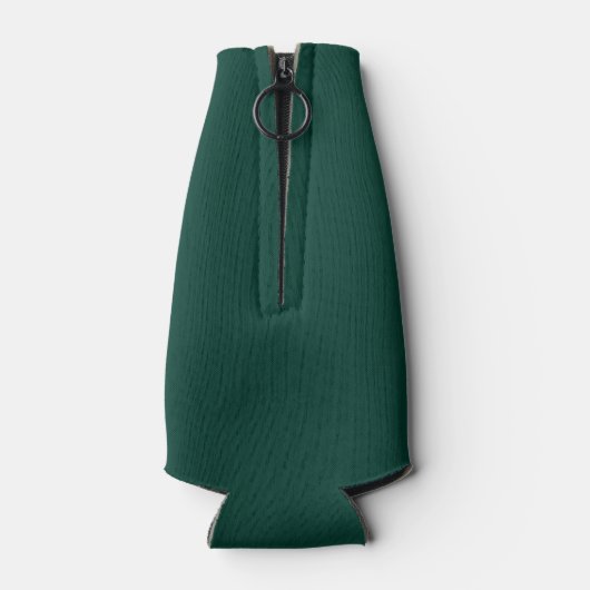 Monogramm und Name moderner Personalisierter Trauz Flaschenkühler (Rückseite)