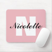 Monogramm und Name Mousepad (Mit Mouse)