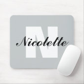 Monogramm und Name Mousepad (Mit Mouse)
