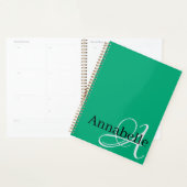 Monogramm und Name Planer (Anzeige)
