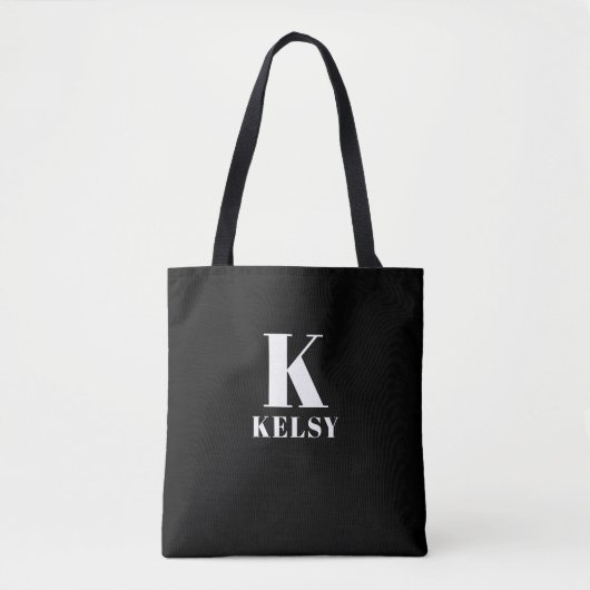 Monogramm- und Namens-Tasche Tasche (Vorderseite)