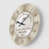 Monogramm und Personalisierte Uhr (Winkel)