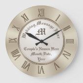 Monogramm und Personalisierte Uhr (Vorderseite)