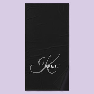 Monogramm und Personalisiertes Badehandtuch