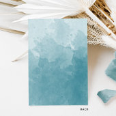 Monogramm und UAWG für Aquarellglas RSVP Karte