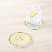 Monogramm-Untersetzer - Buchstabe N Untersetzer (Seite)