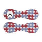 Monogramm-US Flagge Baseball (Paneele)