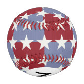 Monogramm-US Flagge Baseball (Rückseite)