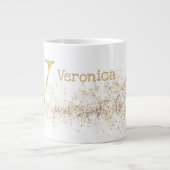 Monogramm "V" Jumbo-Tasse Soup Ice Cream (Vorderseite)