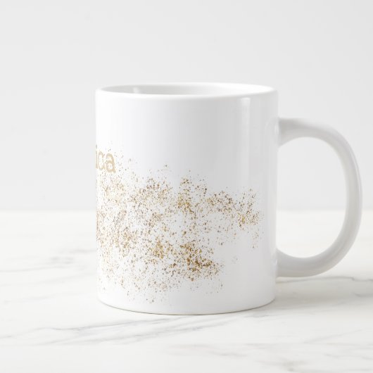 Monogramm "V" Jumbo-Tasse Soup Ice Cream (Rechts)