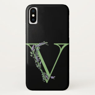 Monogramm V Lavendel Eukalyptus Case-Mate iPhone Hülle