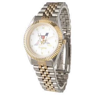 Monogramm "V" - Virginia Armbanduhr