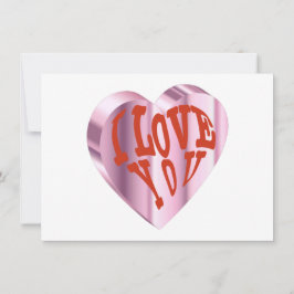 Monogramm Valentine Feiertagskarte