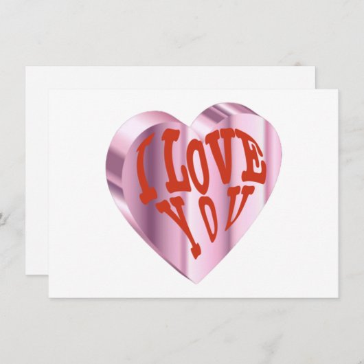 Monogramm Valentine Feiertagskarte (Vorne/Hinten)