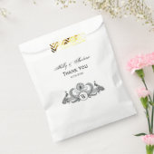 Monogramm Vintag Peacocks Geschenktütchen (Versiegelt)