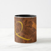 Monogramm Vintag Q Tasse (Zentrum)