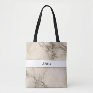 Monogramm Vintage-Marmor-Tasche Tasche