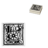 Monogramm Vintager Zierbrief L Gummistempel (Stempel)