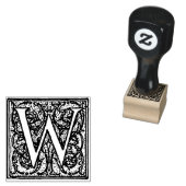 Monogramm Vintager Zierbrief W Gummistempel (Stempel)
