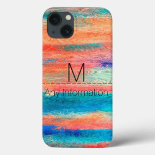 Monogramm Vintages Holzkörnchen #2 Case-Mate iPhone Hülle