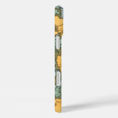 Monogramm Vintages Mohngelbes Blumenmuster Case-Mate iPhone Hülle (Rückseite / Rechts)
