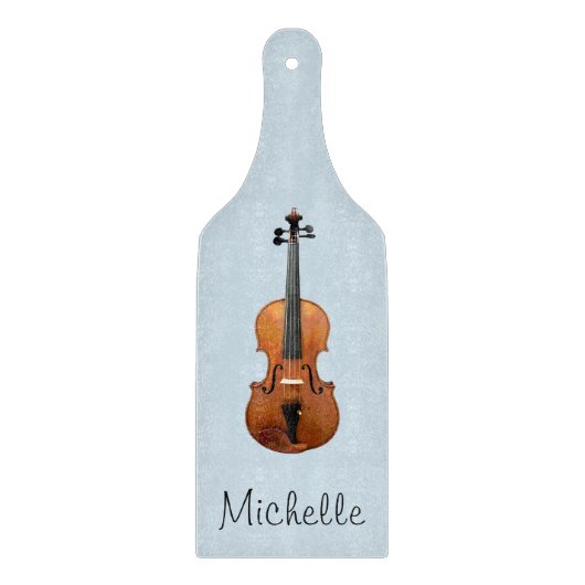 Monogramm Violin Schneidebrett (Vorderseite)