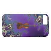Monogramm-Violinen-Liebe-Musik-Fraktal iPhone 7 Case-Mate iPhone Hülle (Rückseite (Horizontal))